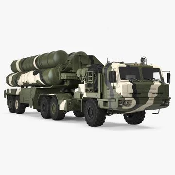 SA-21 Growler Mobile Missile System Vehicle 3D Model