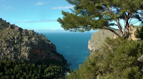 Sa Calobra, Majorca, Mallorca Stock Footage 48765146