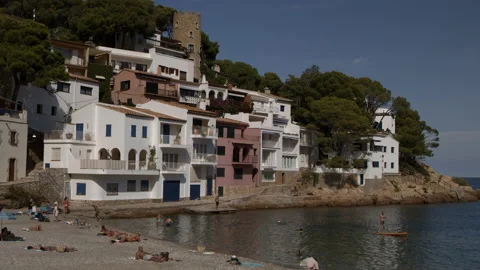 Sa Tuna, Begur Stock Footage 167745313