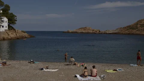 Sa Tuna, Begur Stock Footage 167745427