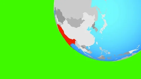 SAARC memeber states zoom Stock Footage 99479331