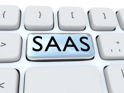 SAAS - Software concept Stock Illustration