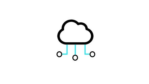 SaaS, software as a service concept for software services on cloud system. .. Stock Footage 307423475