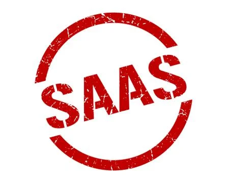 Saas stamp Ilustração Stock