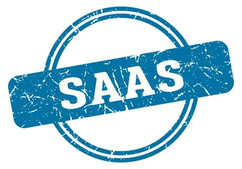 Saas stamp Ilustração Stock