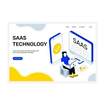 Saas Technology Stock Illustration