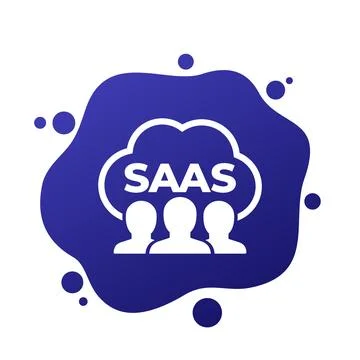Saas users icon for web Stock Illustration