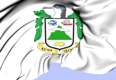 Saba coat of arms Stock Illustration