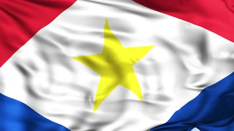 Saba Waving Flag Background Stock Footage 204141508