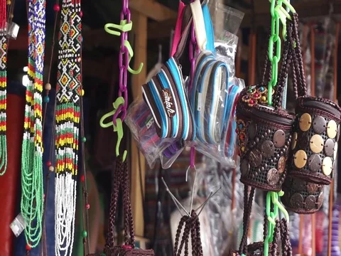 Sabah local craft product Stock Footage 123761309
