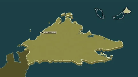 Sabah, Malaysia, extruded. Pattern Stock Footage 164139681