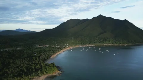 Sabang Beach West Facing Stock Footage 246425911
