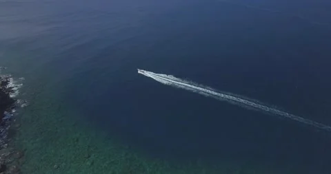 Sabang Boat From Sky Stock Footage 268585471