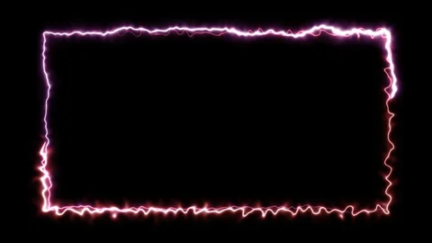 Saber Glowing Frames Red and Blue Stock Footage 123639483
