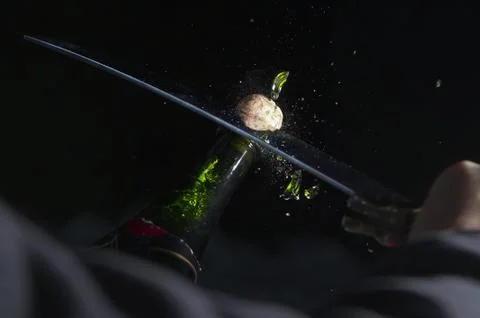 Sabrage Stock Photos