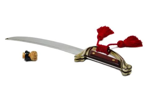 Sabrage sabre Stock Photos