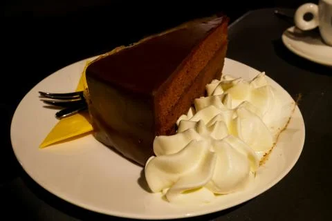 Sacher cake Stock Photos