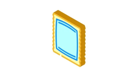 Sachet plastic package isometric icon animation Stock Footage 327283238