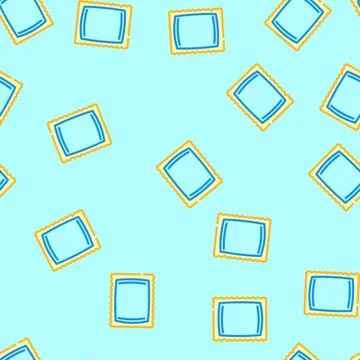 Sachet plastic package vector seamless pattern Stock Illustration