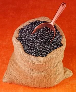 SACK OF BLACK TURTLE BEANS Photos