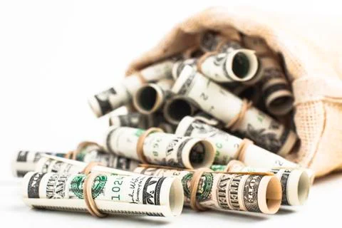 Sack closeup Stock Photos