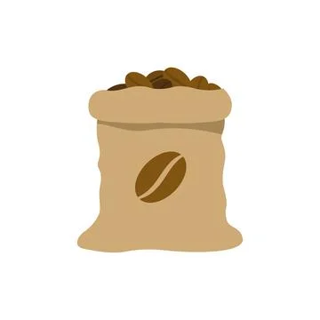 A sack of coffee beans, premium quality vector design Stock Illustration