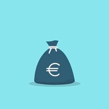Sack with dollars Stock Illustration