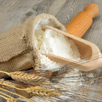 Sack of flour Stock Photos