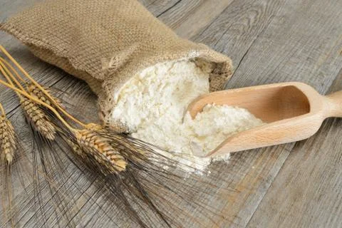Sack of flour Stock Photos