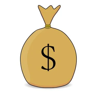 Sack of money vector Stock Illustration