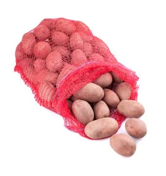 Sack of potatoes Stock Photos