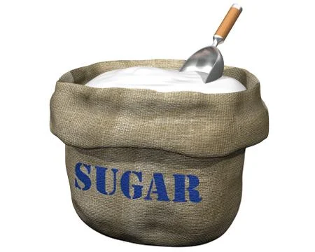 Sack of sugar Stock-Illustration