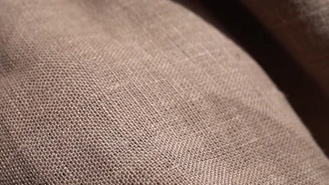 Sackcloth background wrinkled surface.  Stock Footage 301466751
