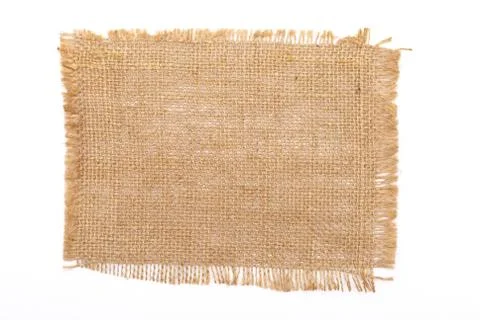 Sackcloth material Stockfoto's
