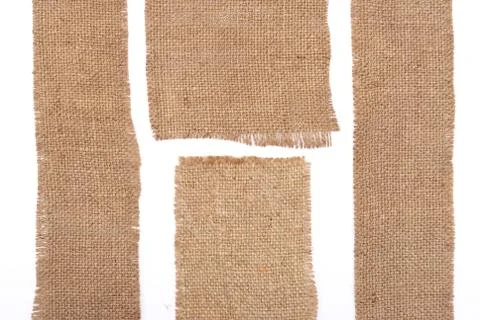 Sackcloth materials Stock Photos