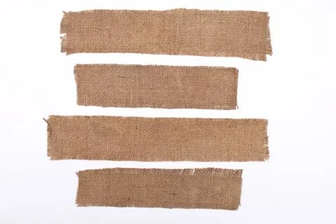 Sackcloth materials Stock Photos