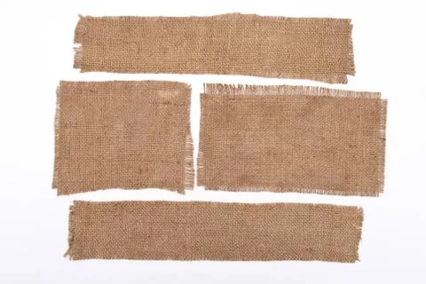 Sackcloth materials Stock Photos