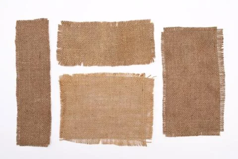 Sackcloth materials Stock Photos