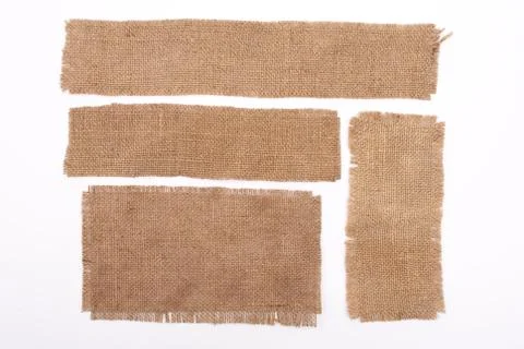 Sackcloth materials Stock Photos