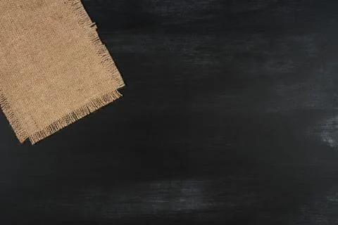 Sacking on a black chalkboard. Stock-Fotos