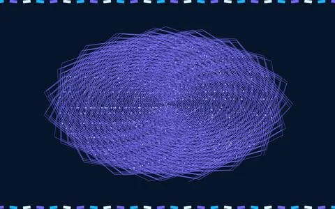 Sacks Prime Spiral Constellation Background Stock Illustration