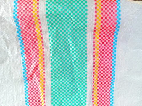 Sacks used to fill goods Stock Photos