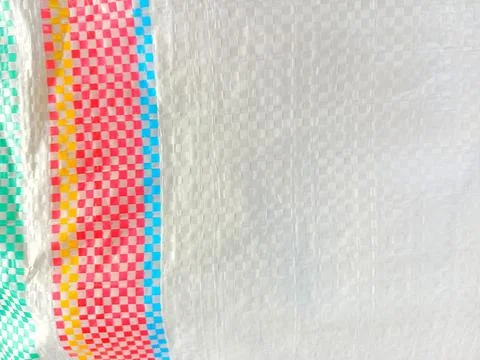 Sacks of various colors Stock Photos