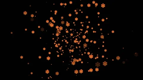 Sacral chakra symbol explosion Video stock 142416959