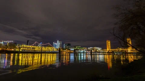 Sacramento Skyline Timelapse Vidéo 64635071