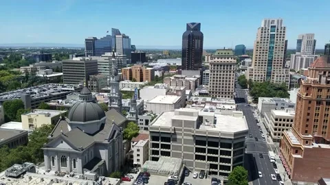 Sacramento Skyline View Stock Footage 142472537