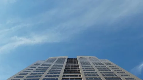 Sacramento Skyscraper Time Lapse Stock Footage 160444557