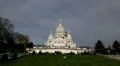 Sacre Coeur Basilica of the Sacred Heart of Jesus Montmartre, Paris, France HD Footage