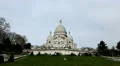 Sacre Coeur Basilica of the Sacred Heart of Jesus Montmartre, Paris, France HD Footage