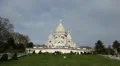 Sacre Coeur Basilica of the Sacred Heart of Jesus Montmartre, Paris, France HD Footage